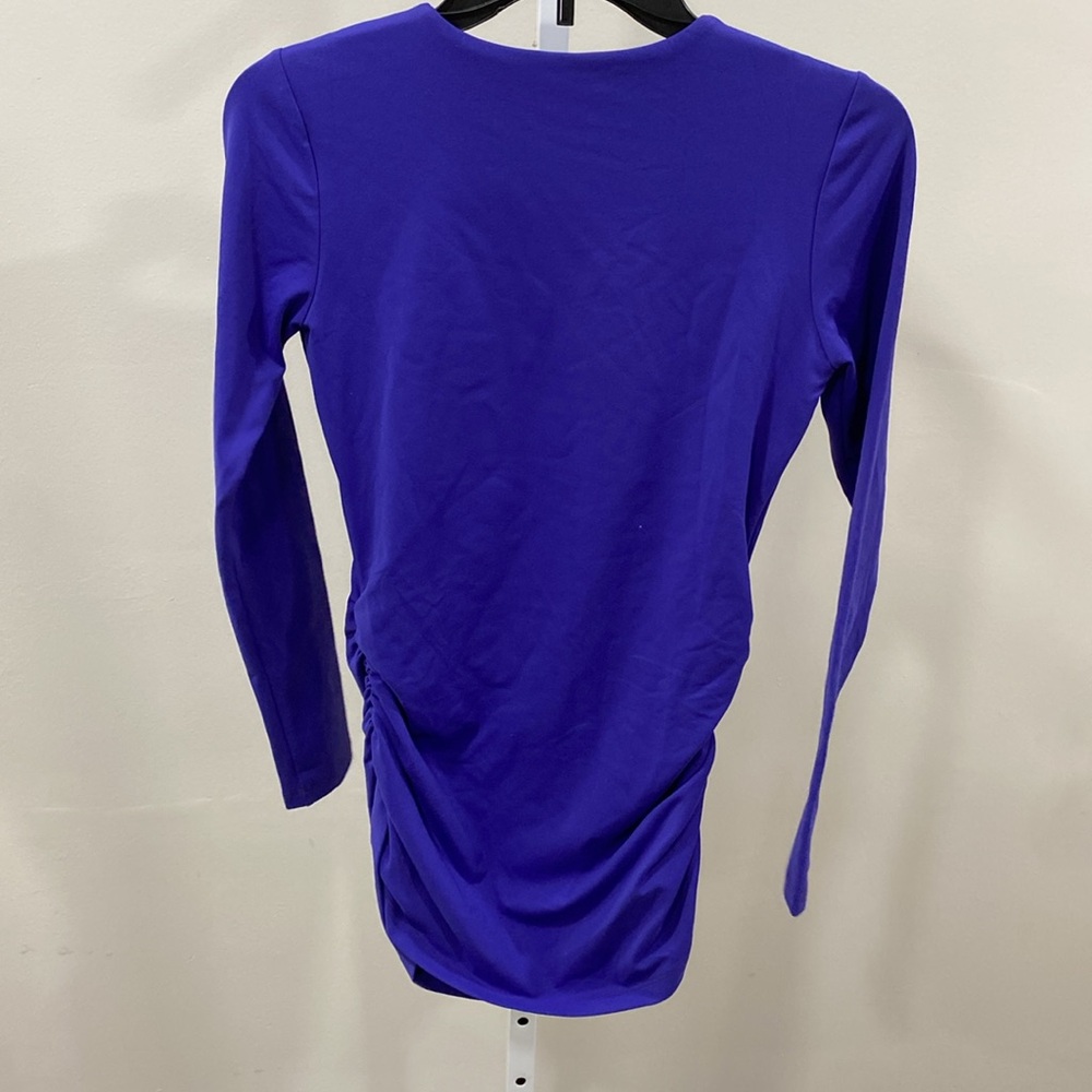 Susana Monaco Floret Crew Neck Gathered Top - Picture 4 of 8